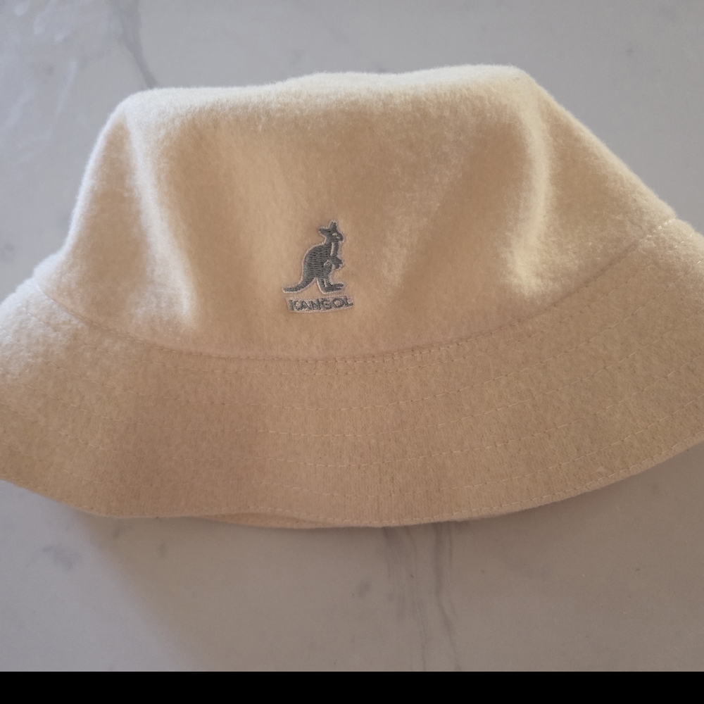 Kangol Cream Bucket Hat